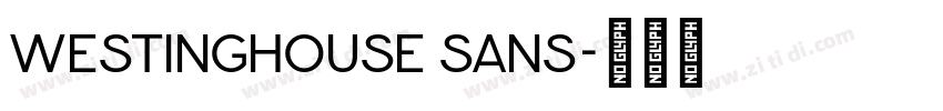 Westinghouse Sans字体转换